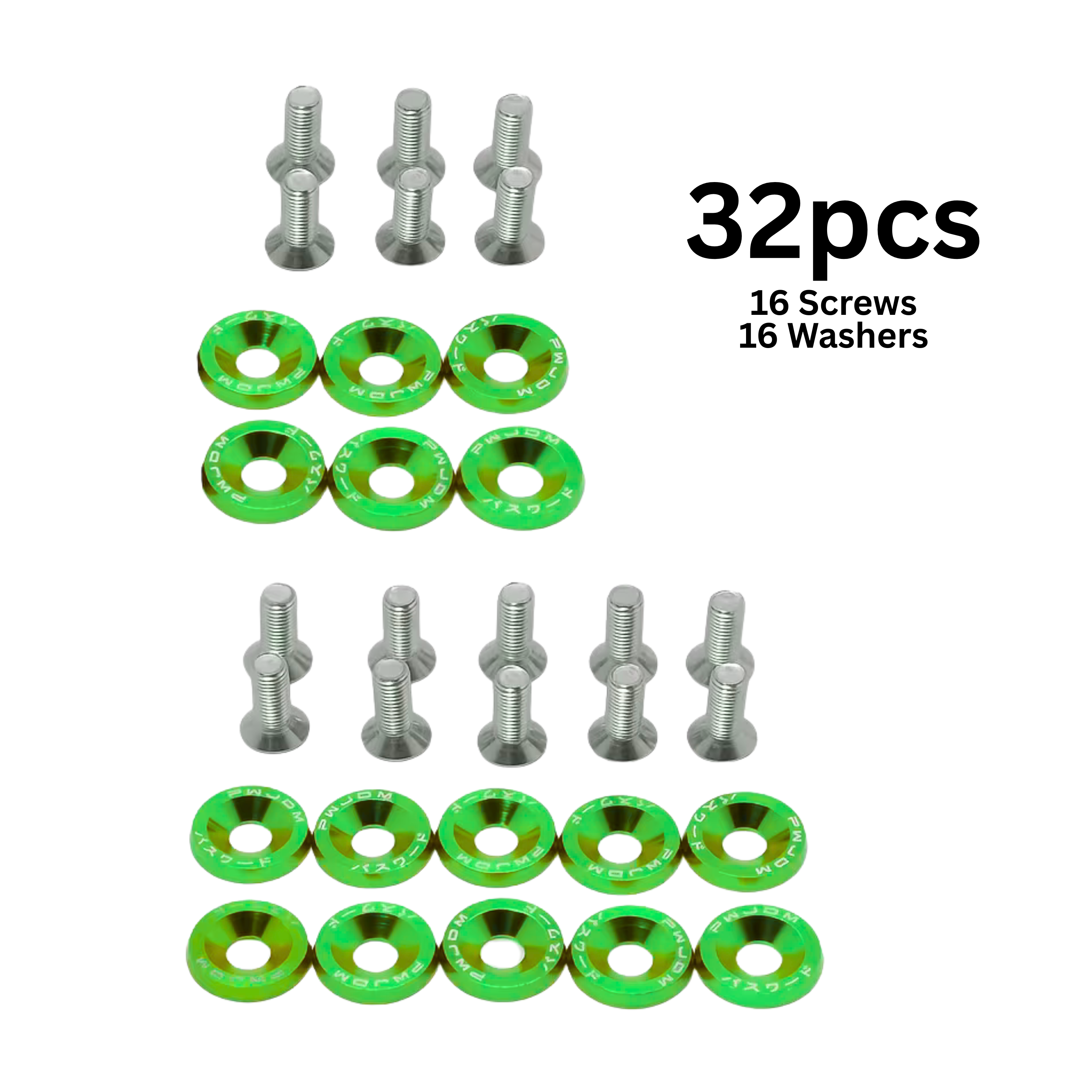 Aluminum Washers M6 (32PCS)
