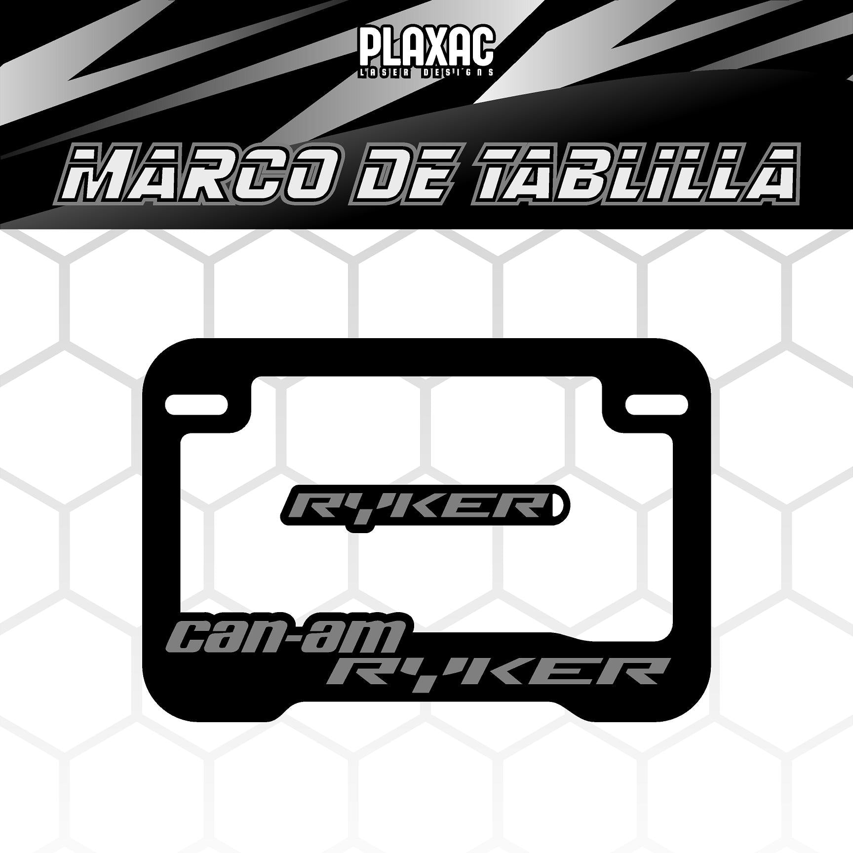 MARCO DE TABLILLA CANAM RYKER