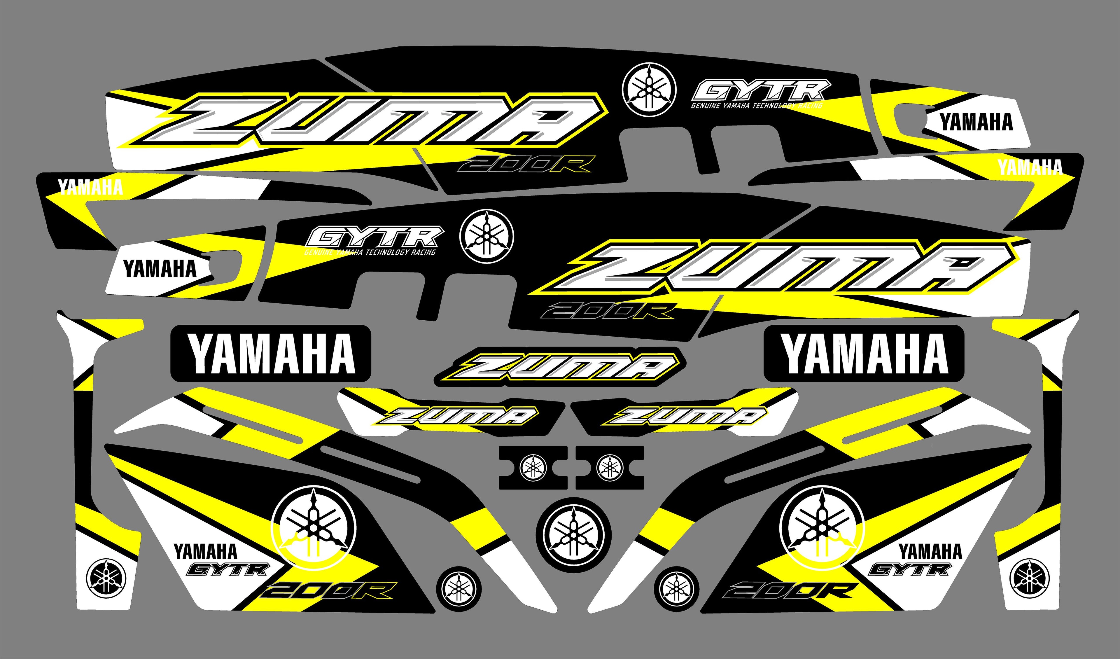 GRÁFICAS CHUMA - YAMAHA ZUMA GYTR 200R