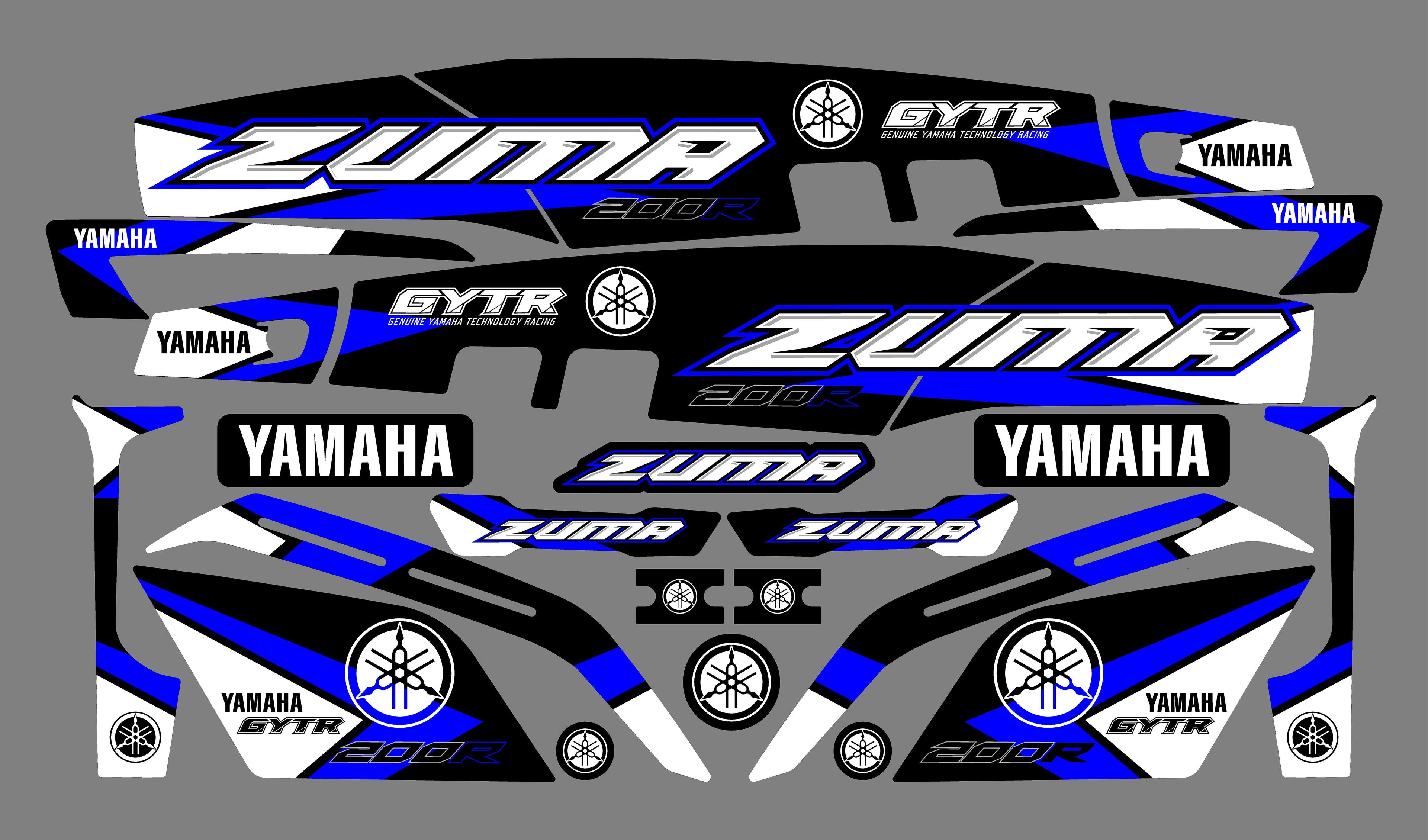 GRÁFICAS CHUMA - YAMAHA ZUMA GYTR 200R