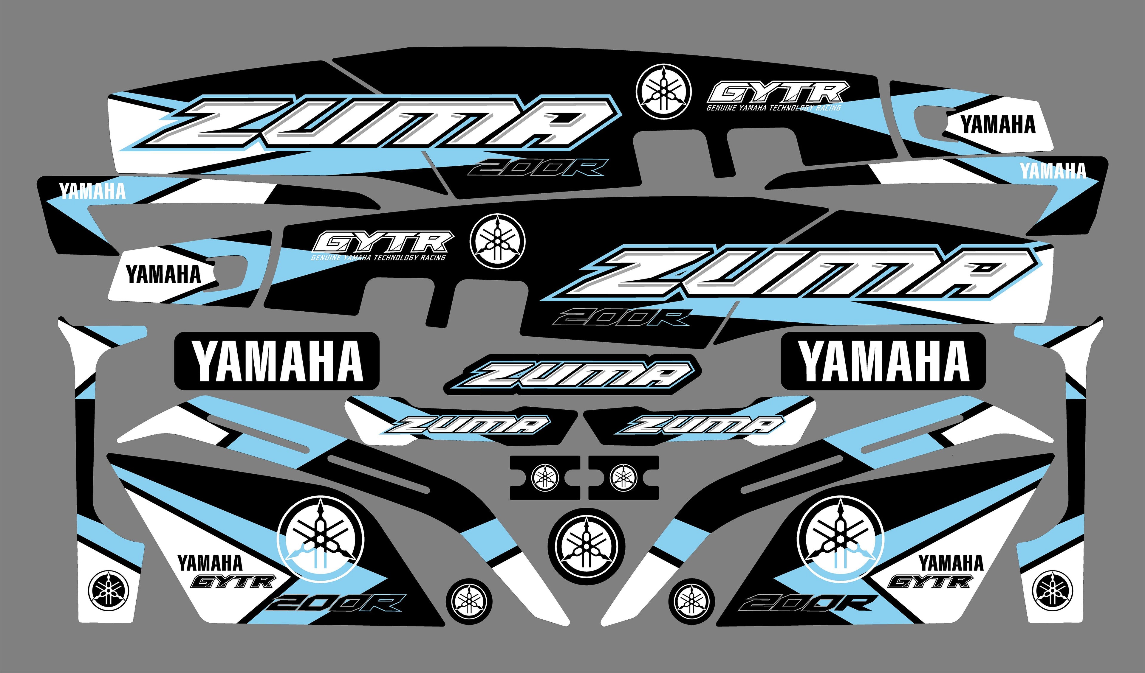 GRÁFICAS CHUMA - YAMAHA ZUMA GYTR 200R