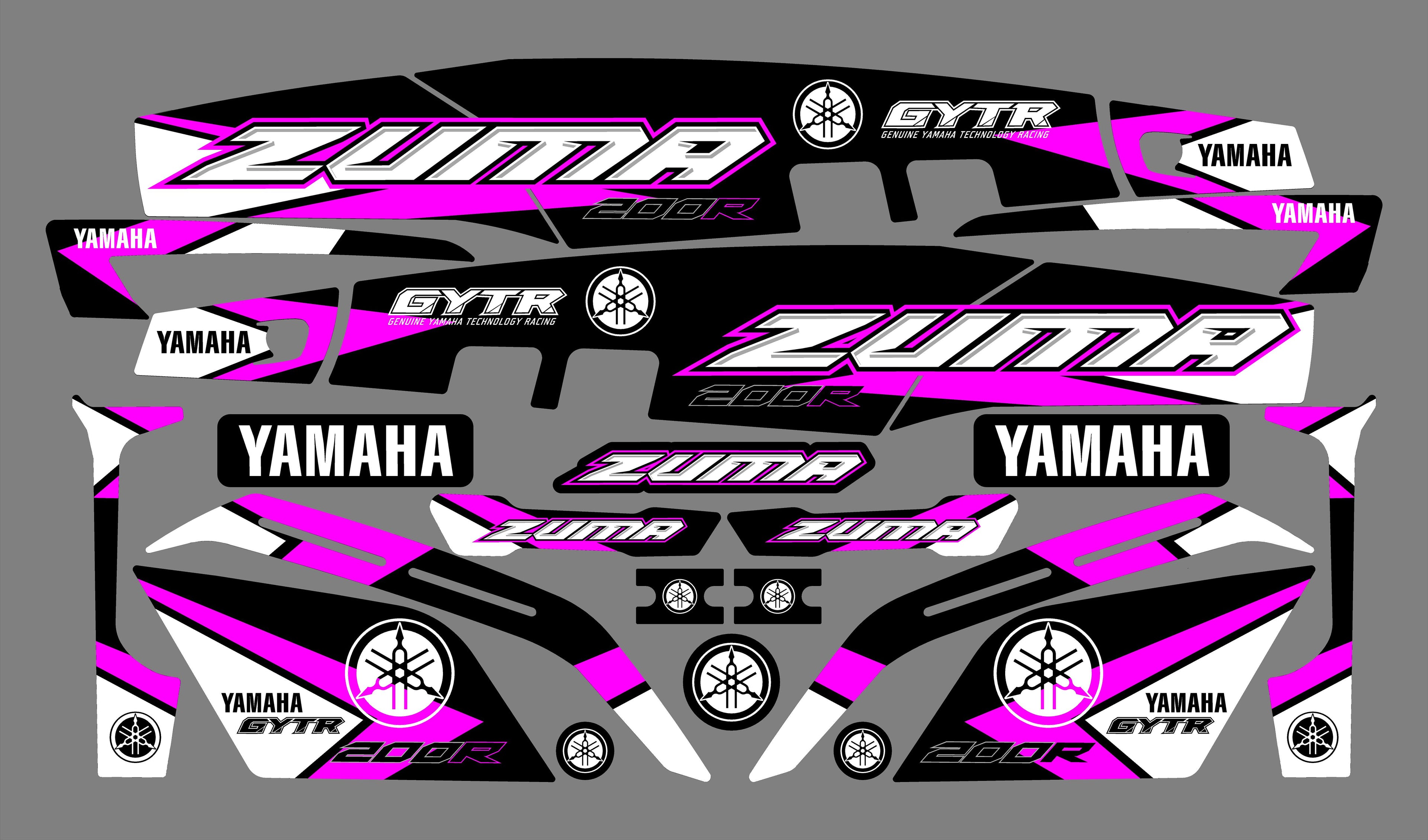 GRÁFICAS CHUMA - YAMAHA ZUMA GYTR 200R