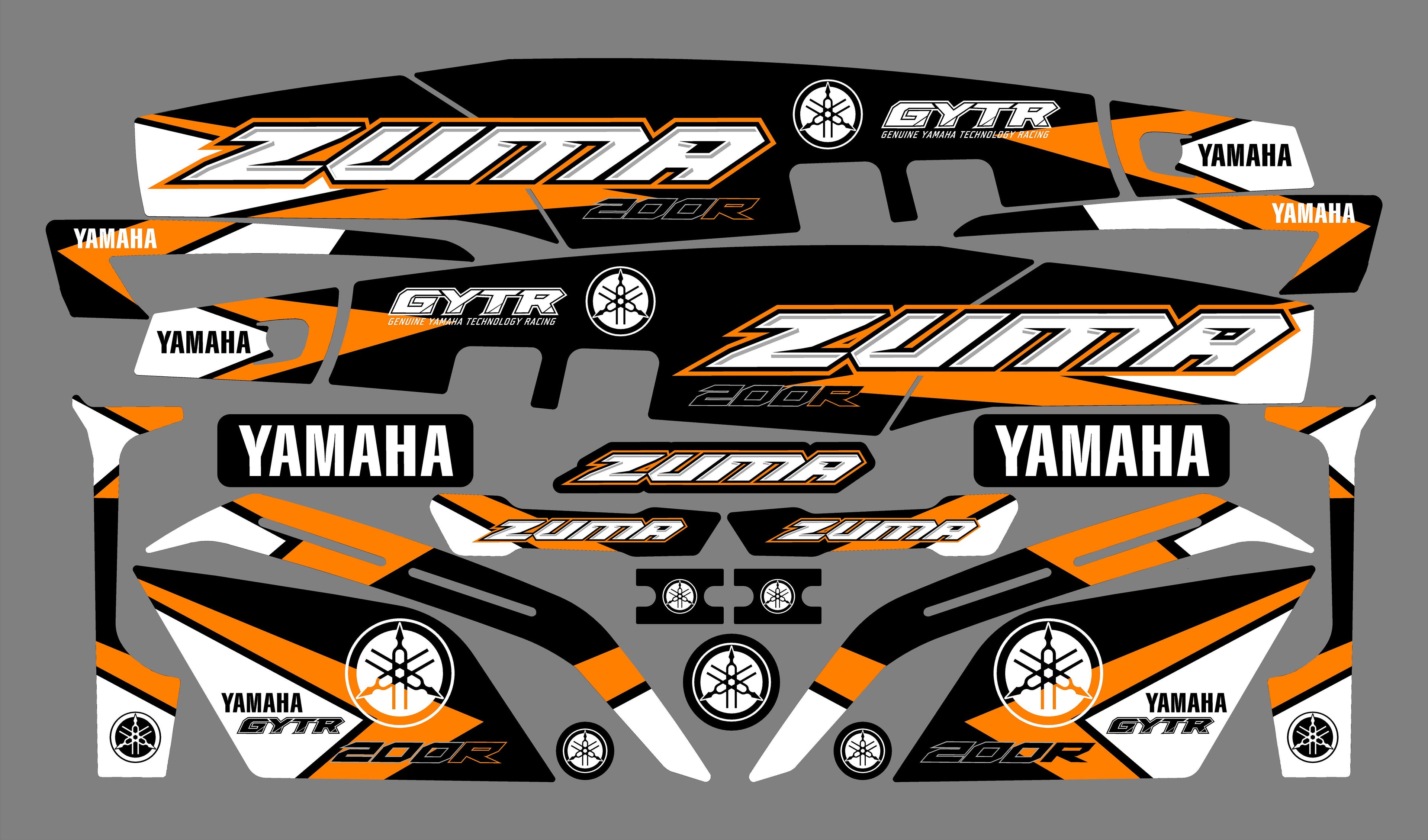 GRÁFICAS CHUMA - YAMAHA ZUMA GYTR 200R