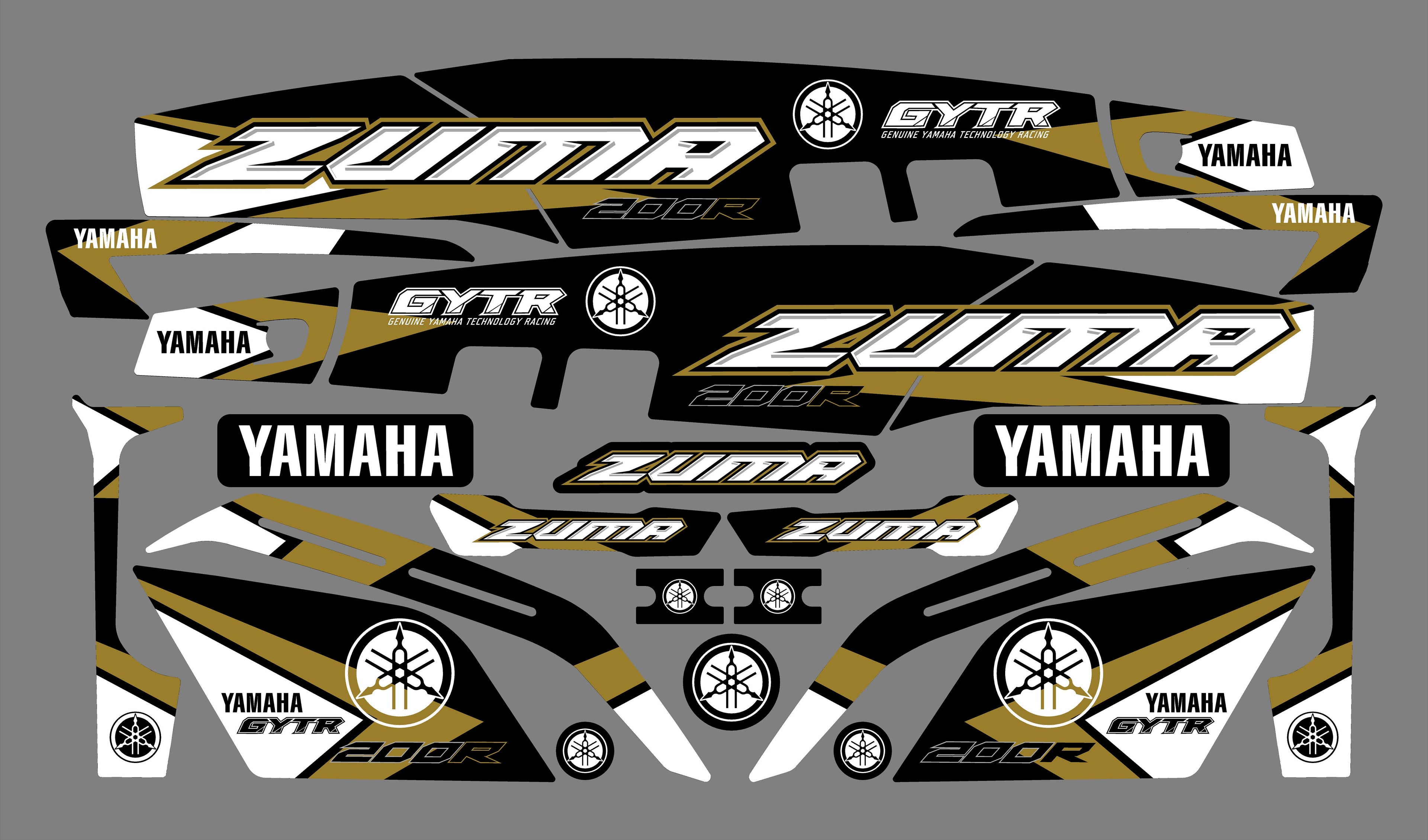 GRÁFICAS CHUMA - YAMAHA ZUMA GYTR 200R