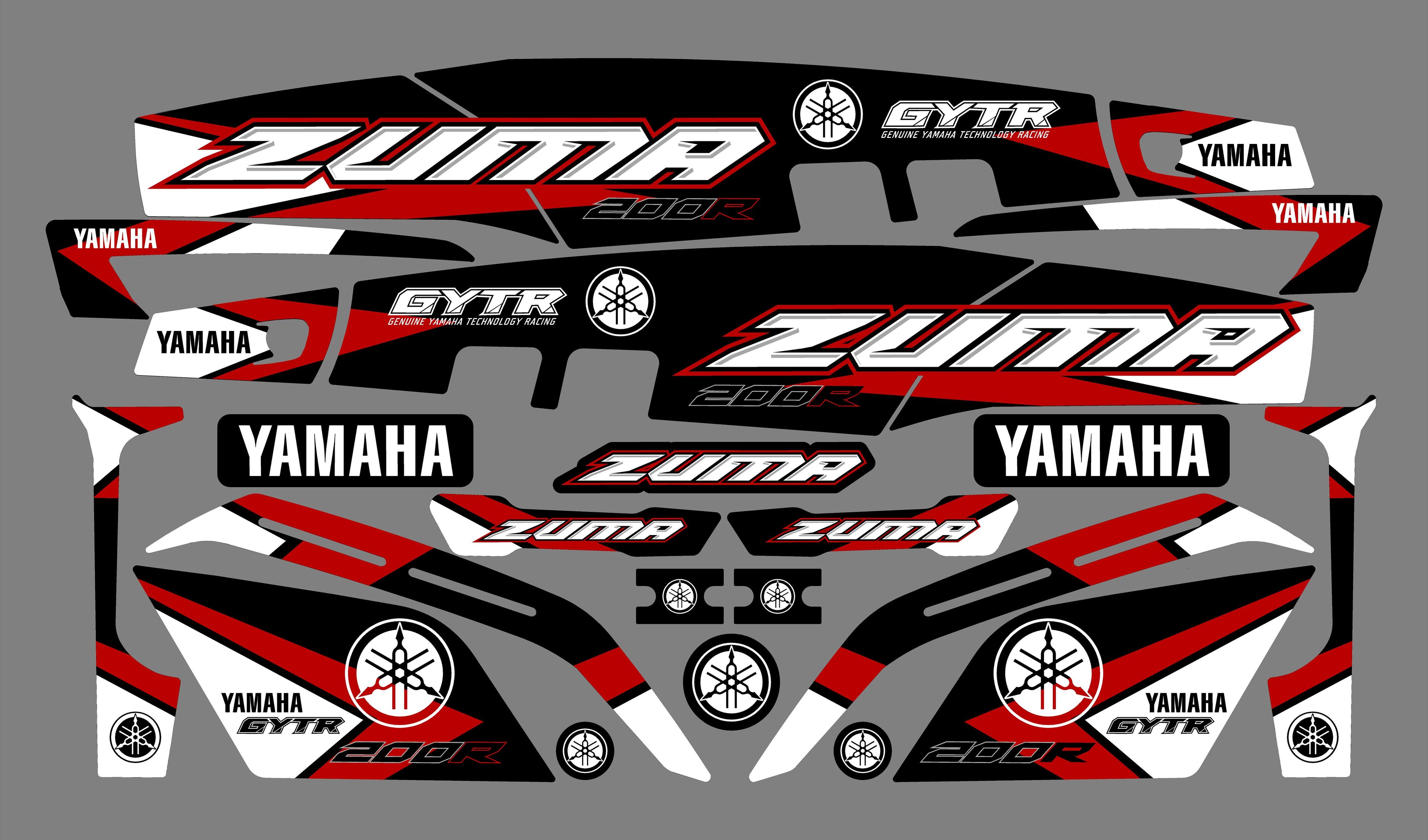 GRÁFICAS CHUMA - YAMAHA ZUMA GYTR 200R