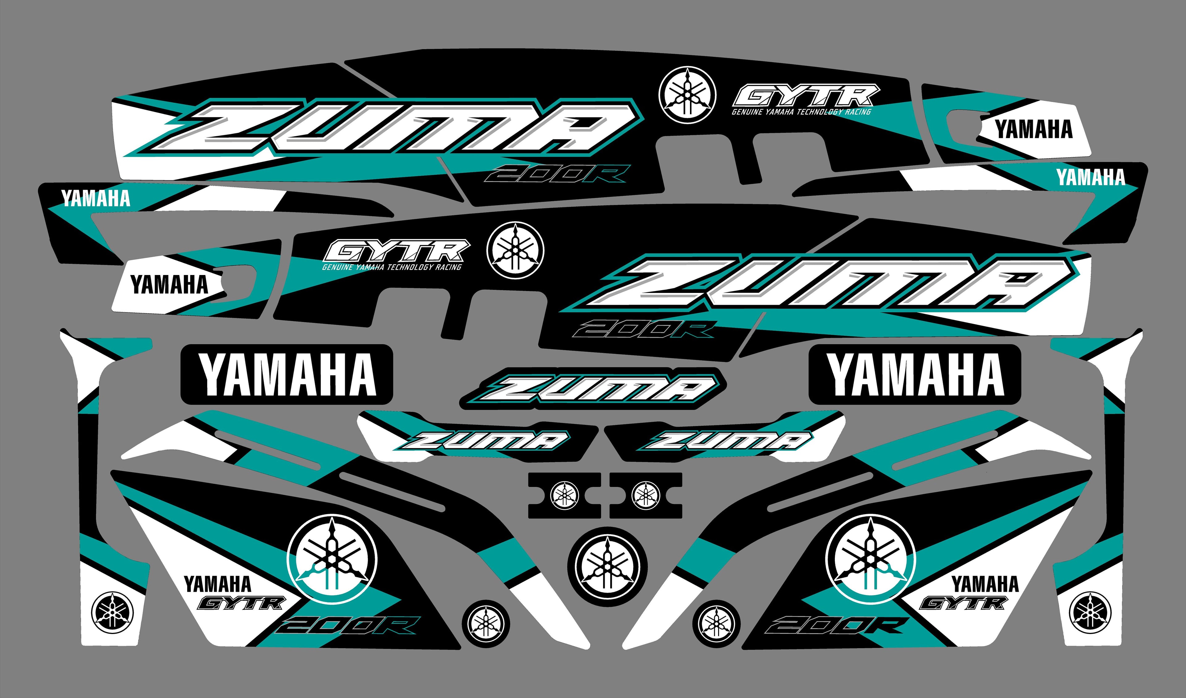 GRÁFICAS CHUMA - YAMAHA ZUMA GYTR 200R