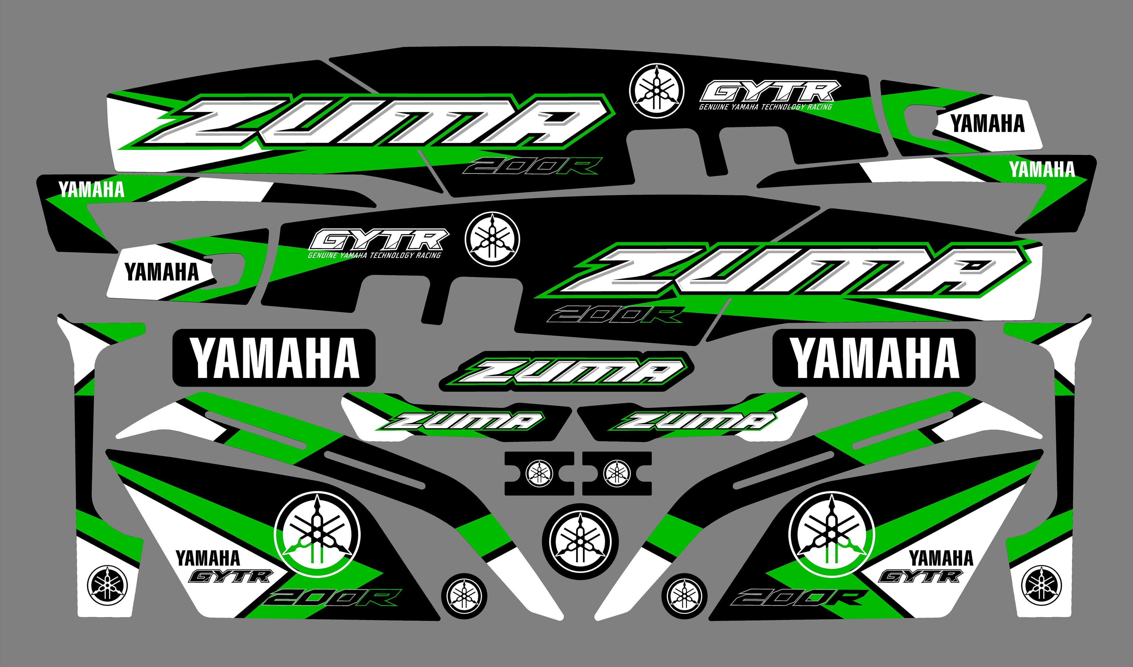 GRÁFICAS CHUMA - YAMAHA ZUMA GYTR 200R