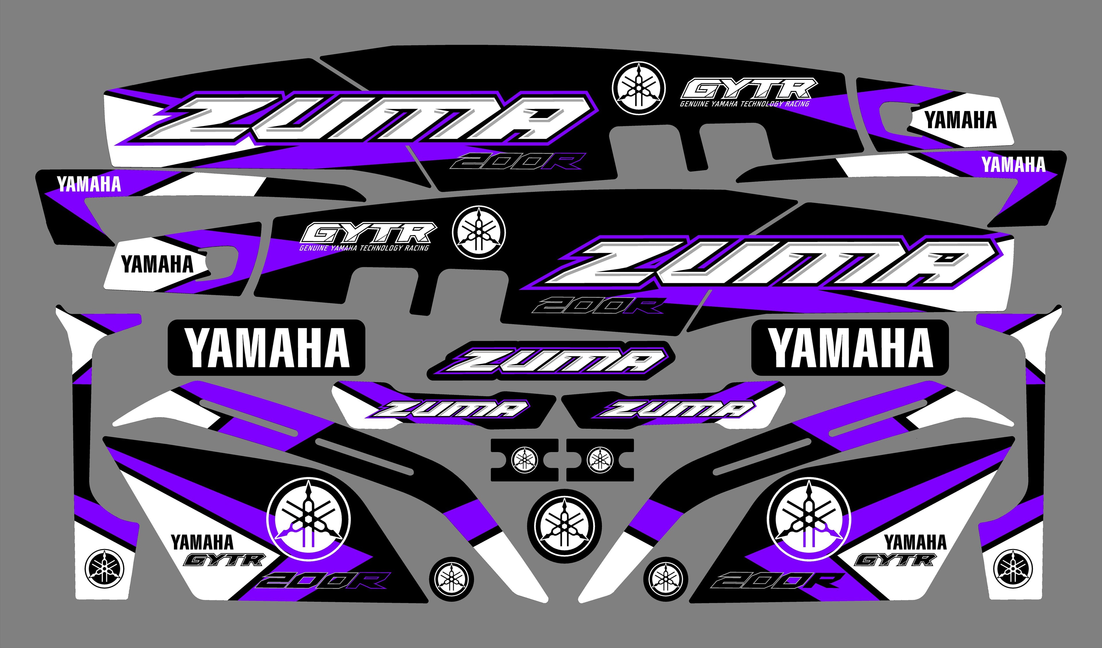 GRÁFICAS CHUMA - YAMAHA ZUMA GYTR 200R