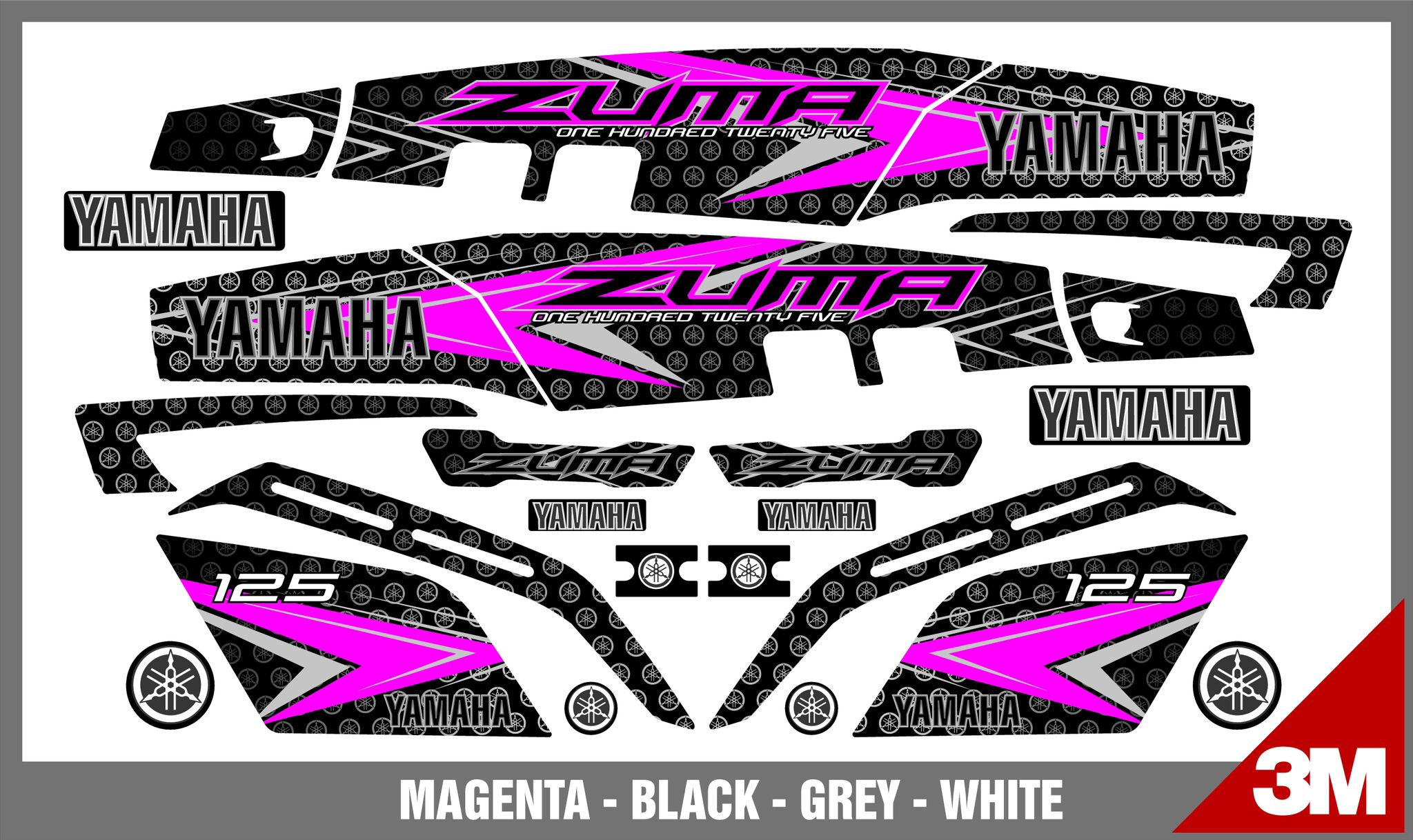 GRÁFICAS CHUMA - YAMAHA ZUMA V1